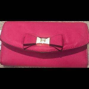 New Liz Claiborne Dolly Clutch Wallet -Pink